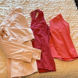 Nike and Under Armour and Fabletics Pink Bundle